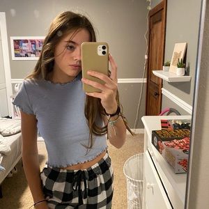 Brandy cropped shirt